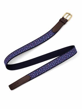 Vineyard Vines Navy Golf Bag 18th Hole Belt Size 30 Preppy